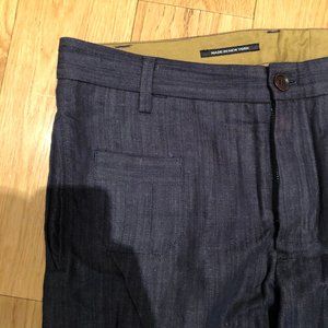 Kai D Linen Herringbone Pants